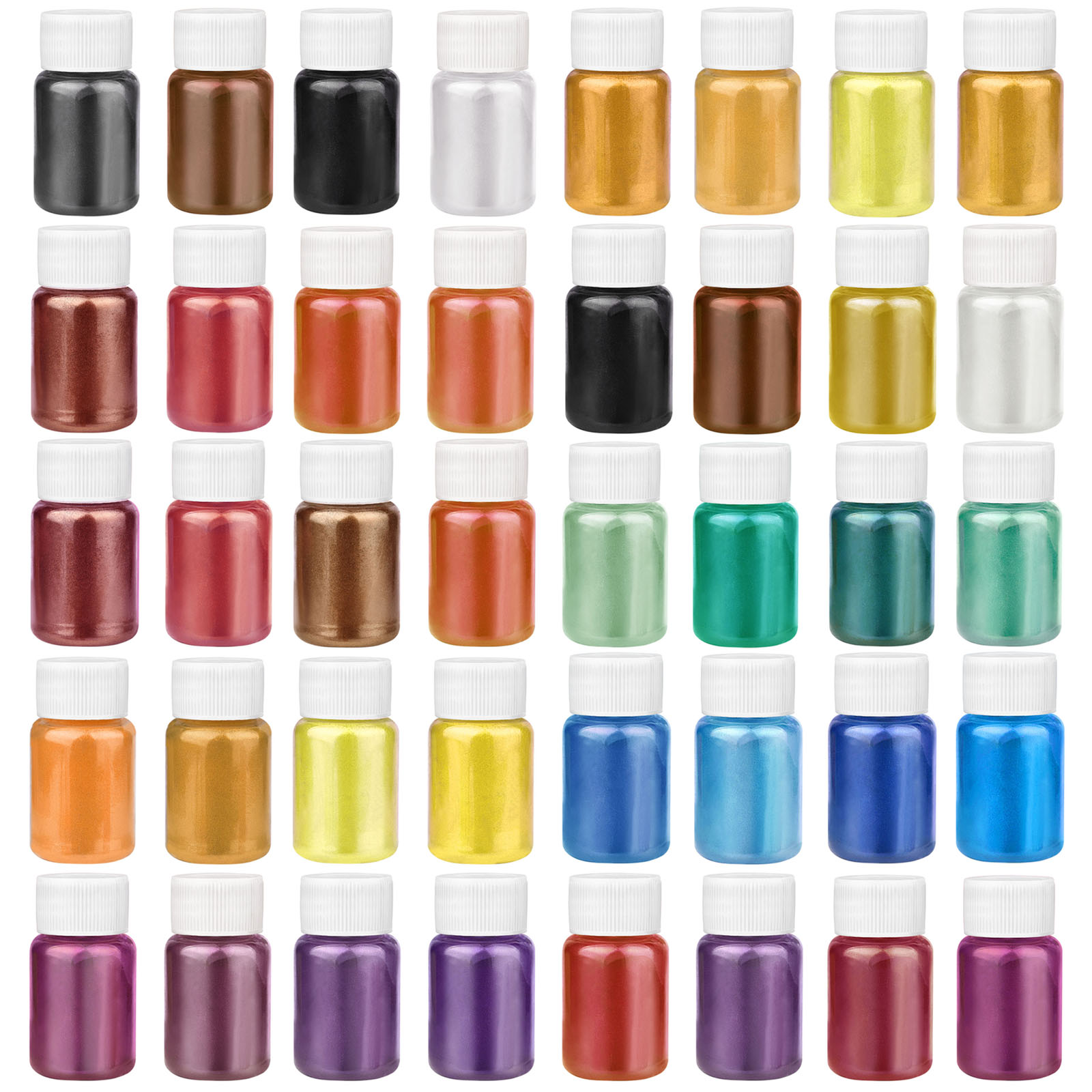 Resin Dye Opaque - Kit de Pigmentos em Pó Perolados