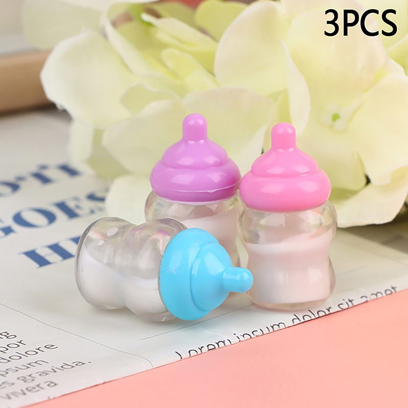 Resin Art Bottle - Dollhouse Baby Bottle Acessórios, Play House