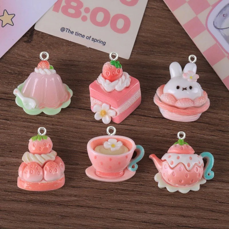 Resin Art Notes - 10 peças de pingente de resina