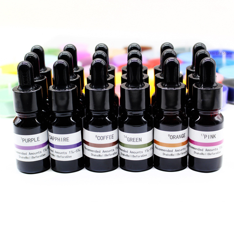 Resin Dye Opaque - Corante Líquido para Velas 10ml, Pigmento