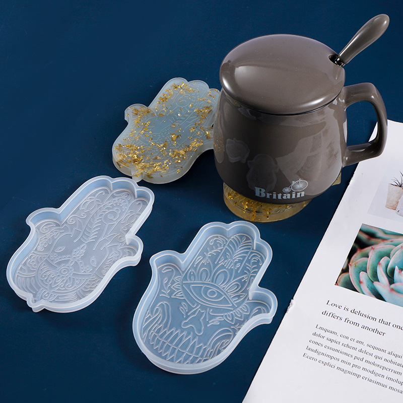 Resin Art Mould - 1 pçs diy coaster mão de
