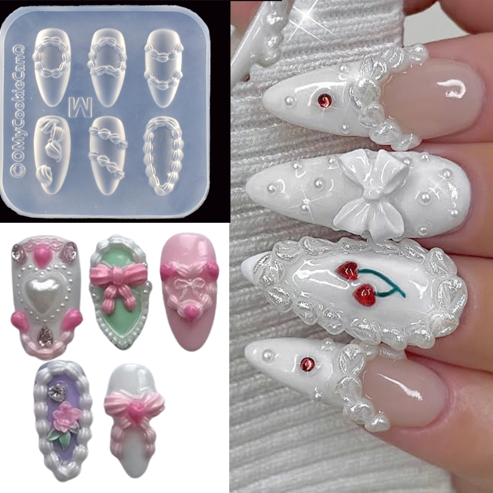 Resin Art Templates Free - 1pc 3d creme francês arte do