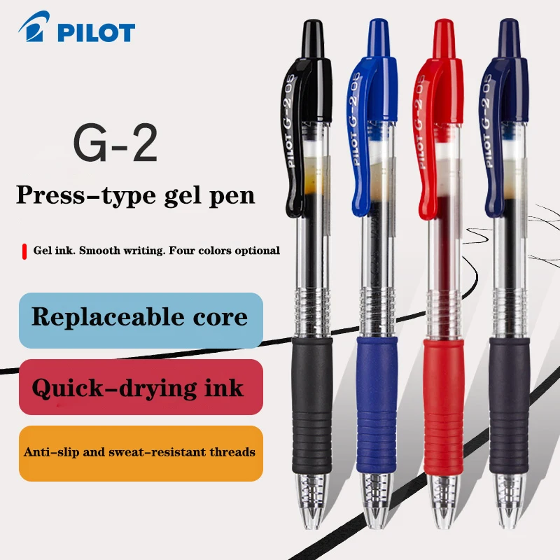 Pilot Pen G2 - Caneta Esferográfica Gel com Recargas Substituíveis,