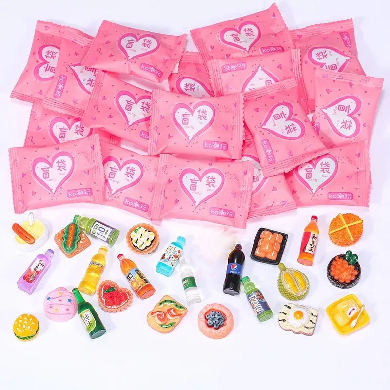 Resin Art Bottle - Brinquedo de Comida em Miniatura Estilo