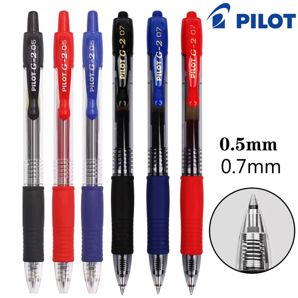 Pilot Pen G2 - 6 pçs japão piloto gel caneta