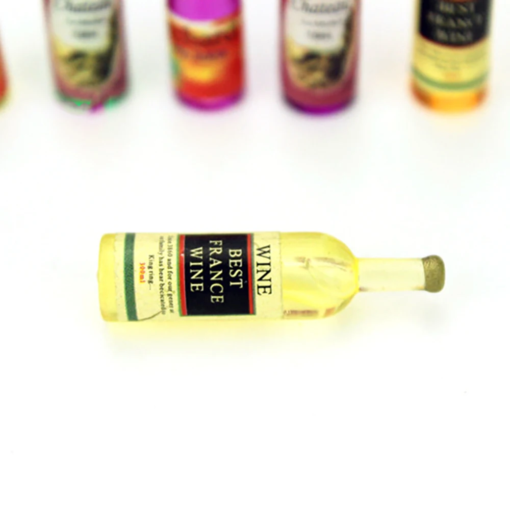 6 pçs 1/12 casa de bonecas em  - Resin Art Bottle avaliação e preço