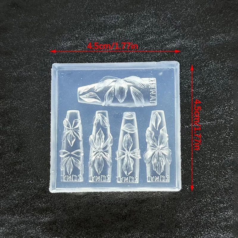 Molde de silicone para unhas c - Resin Art Templates Free avaliação e preço