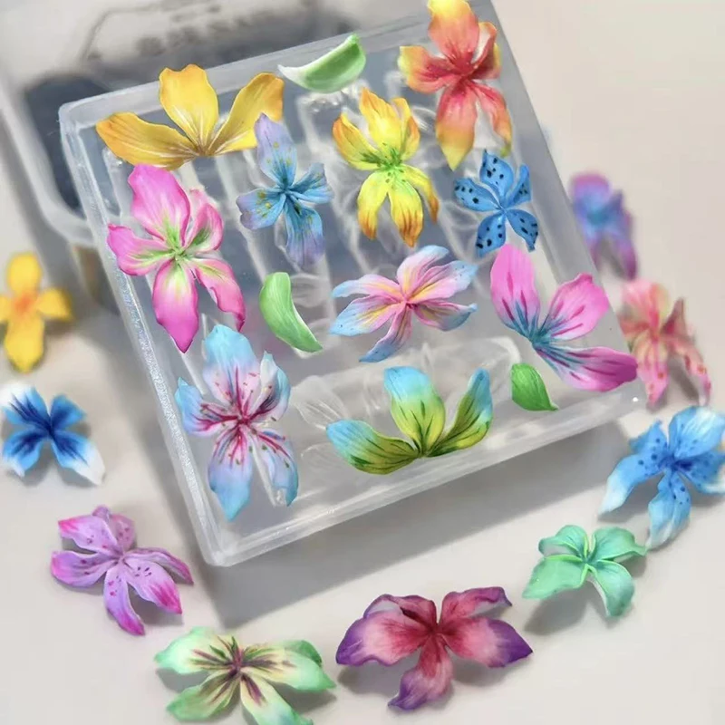 Molde de silicone para unhas c - Resin Art Templates Free avaliação e preço