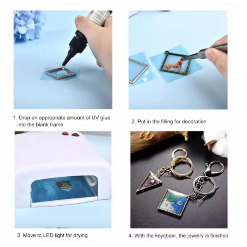 Resina UV Transparente 100g, D - Uv Resin Clear Hard avaliação e preço
