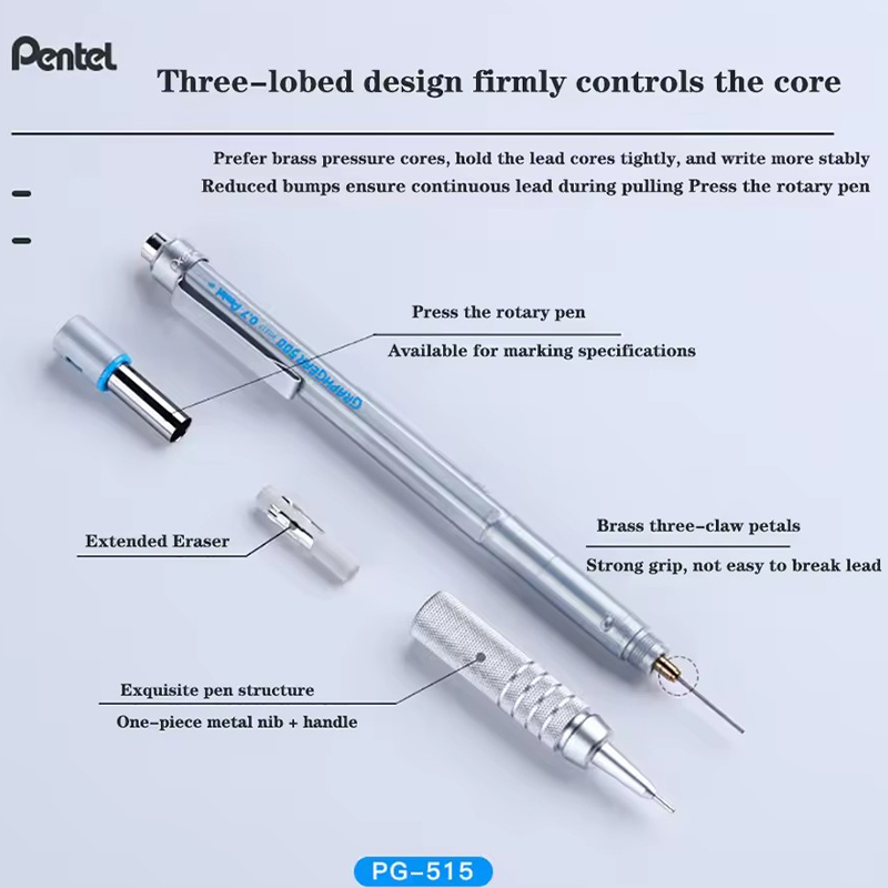 Pentel lápis mecânico graphgea - Pentel Pen Graphgear avaliação e preço