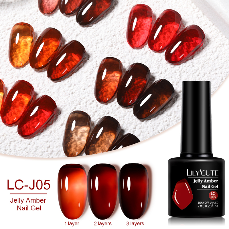 Lilycute 7ml geléia âmbar gel  - Resin Dye Opaque avaliação e preço