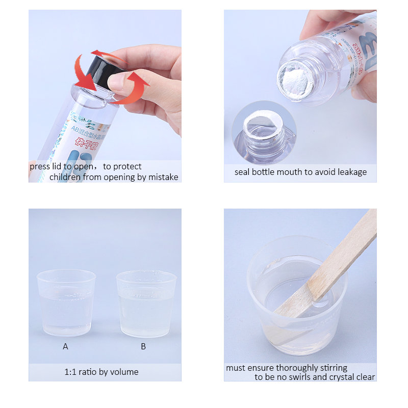1:1 resina epóxi transparente  - Uv Resin Clear Hard avaliação e preço
