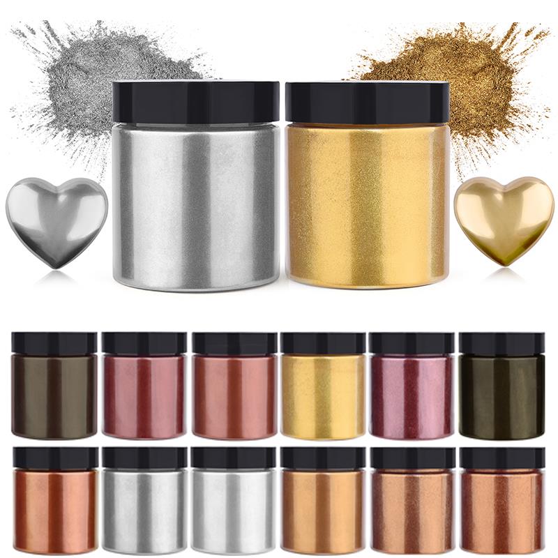 50g shimmer metálico ouro prat - Resin Dye Opaque avaliação e preço