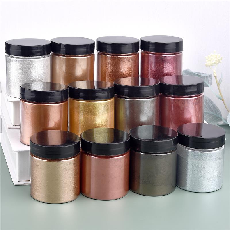 50g shimmer metálico ouro prat - Resin Dye Opaque avaliação e preço