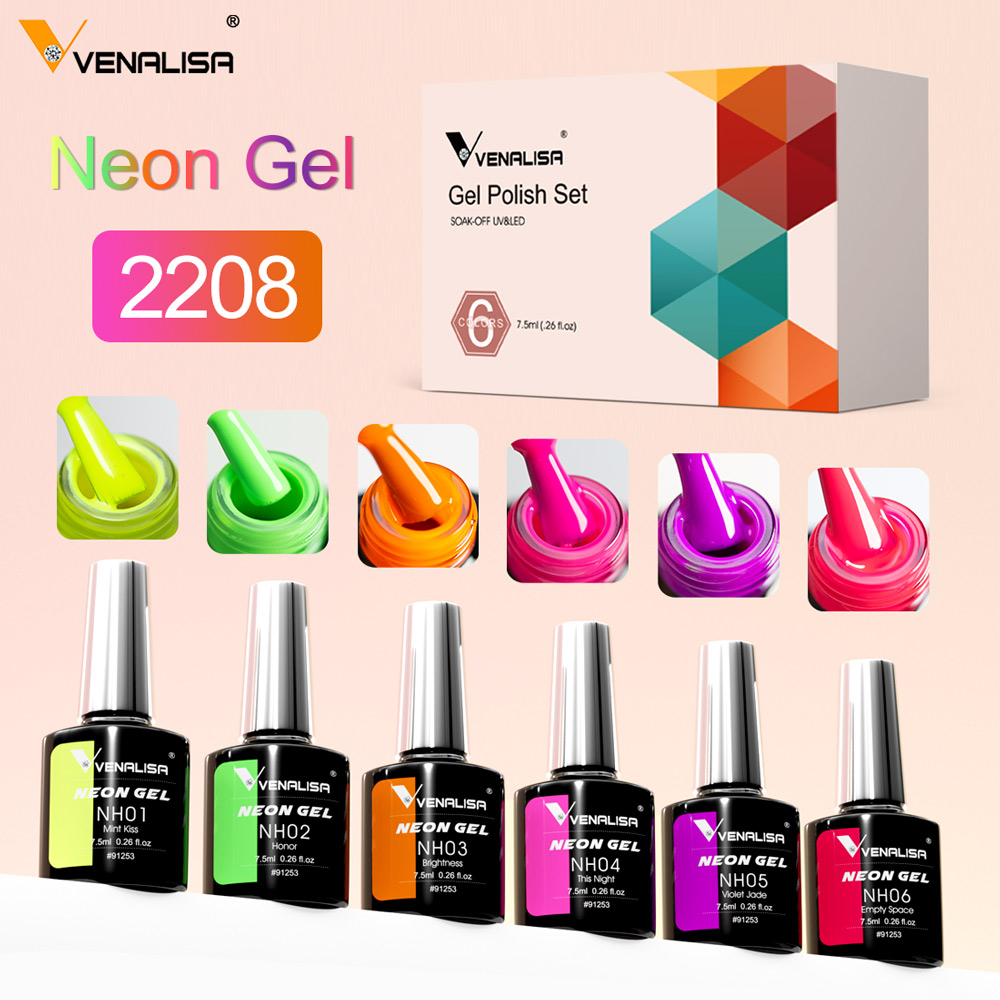 Kit de Esmalte em Gel Neon VEN - Resin Art Training avaliação e preço