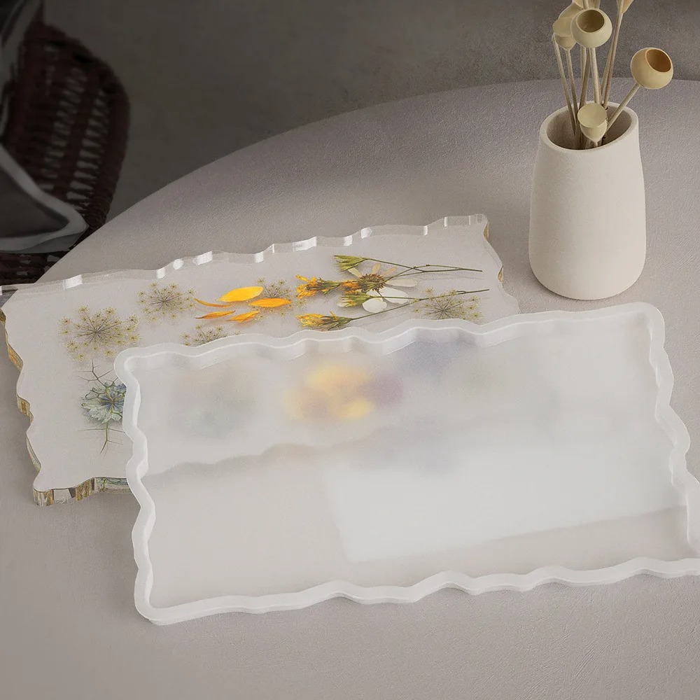 Bandeja de resina epóxi molde  - Resin Art Mould avaliação e preço