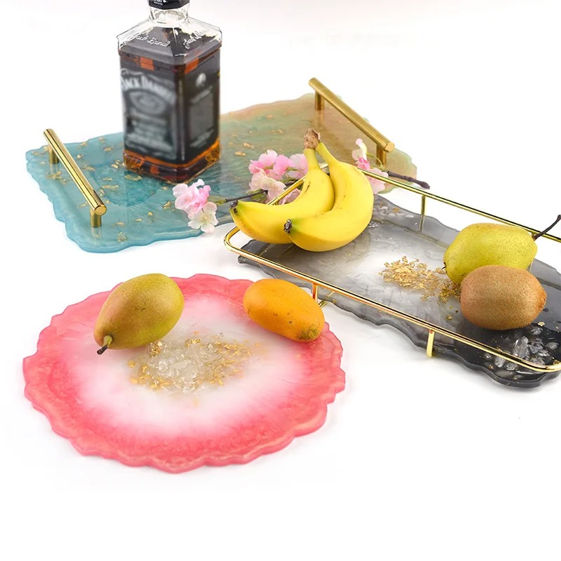 Bandeja de resina epóxi molde  - Resin Art Mould avaliação e preço