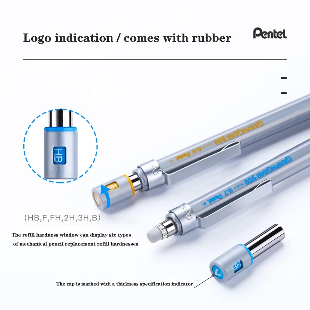 1 unidade Lápis Mecânico Pente - Pentel Pen Graphgear avaliação e preço